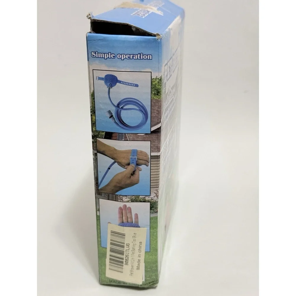 Pet Bathing Tool Scrubber And Water Sprayer Easy Install Faster Dog Baths NEW